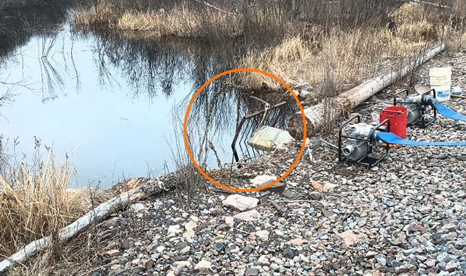 Grates in front of a pipe can keep beavers at bay. 